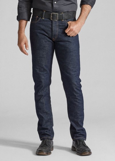 Calças De Ganga Ralph Lauren Slim Narrow Selvedge Homem 18790-PCLQ